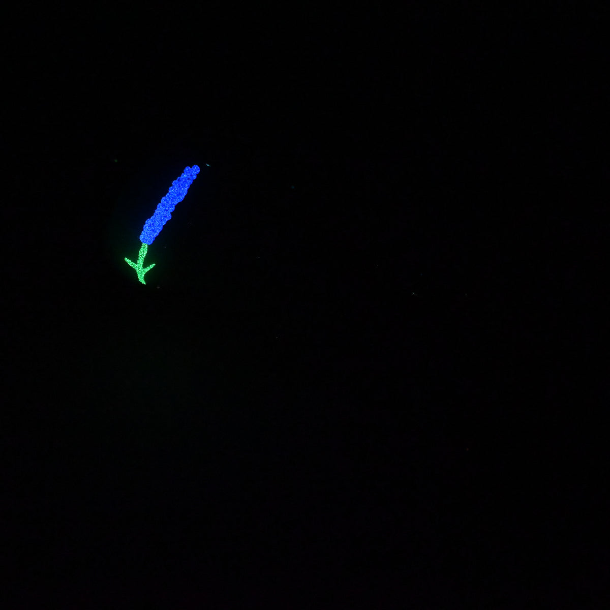 T3MKC11 Titan Medium 0050 UV GITD GOBLIN HOLE