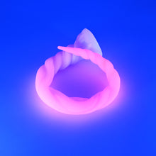 Load image into Gallery viewer, S3SJC63 Sera's Horn Medium 0030 UV GITD
