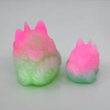 Load image into Gallery viewer, 2PPDX74 Puppicorn Pair 0030 UV GITD
