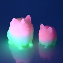 Load image into Gallery viewer, 2PPDX74 Puppicorn Pair 0030 UV GITD
