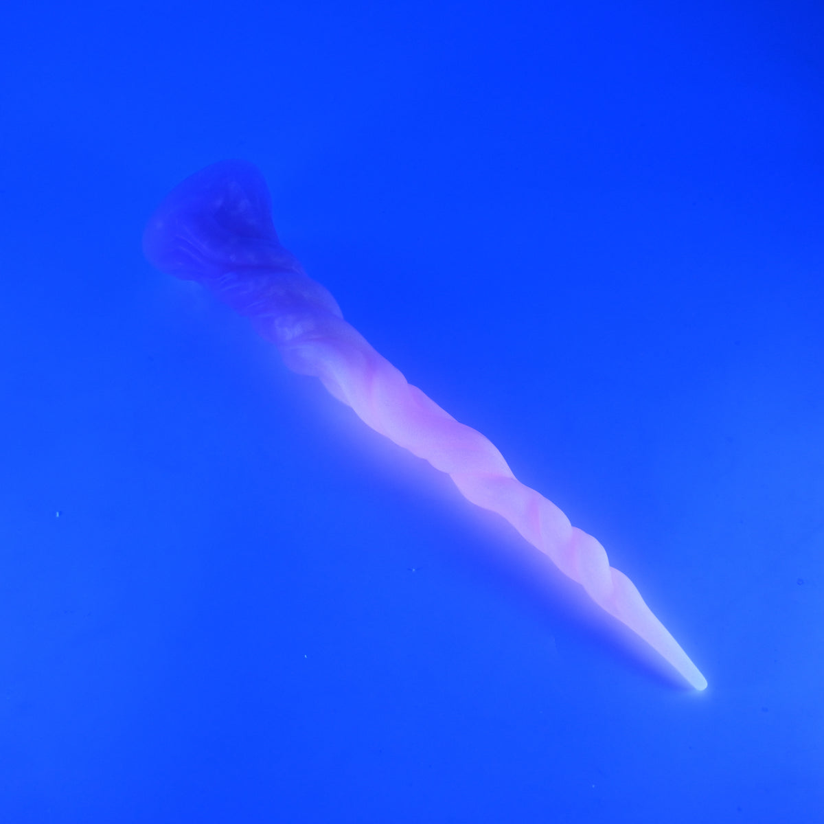 S2SKH86 Sera's Horn Small 0030 UV GITD