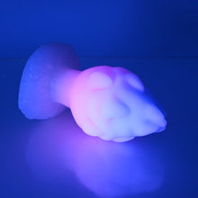 Load image into Gallery viewer, F4SDA27 Dragonfruit Plug Large 0030 UV GITD
